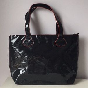 STEPHANIE JOHNSON black with red trim Shoulder bag